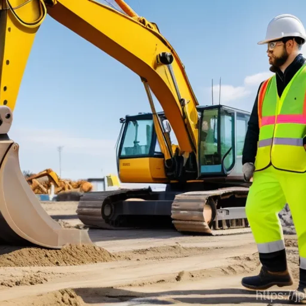 건설안전 실무에서의 리스크 관리 성공 사례 - **AI and IoT Real-time Safety Monitoring on a Construction Site**
    A futuristic construction site...