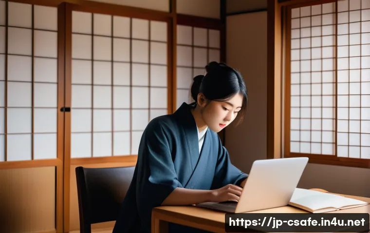 건설안전기사 시험 합격 후기 - A modern Japanese study space at home designed for efficient learning: a clean, minimalist desk with...