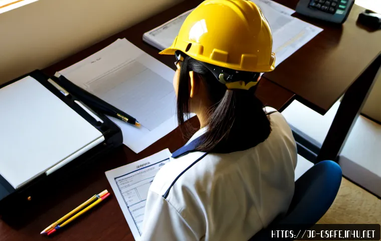 건설안전기사 독학으로 합격하는 법 - Photorealistic Japanese adult self-studying for a construction safety certification at a clean home ...